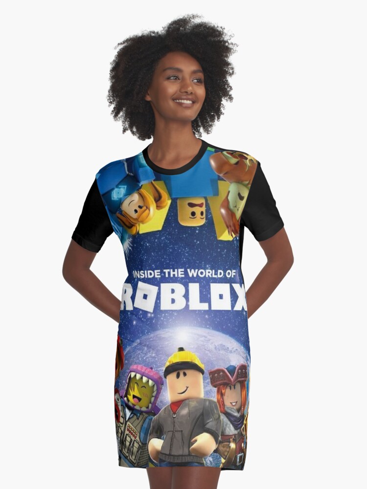 Inside The World Of Roblox Games Graphic T Shirt Dress By Best5trading Redbubble