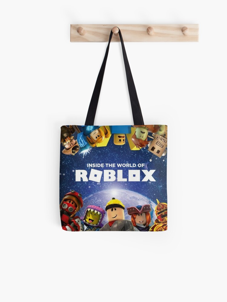 Inside The World Of Roblox Games Tote Bag By Best5trading Redbubble - bolsa bag tshirt roblox