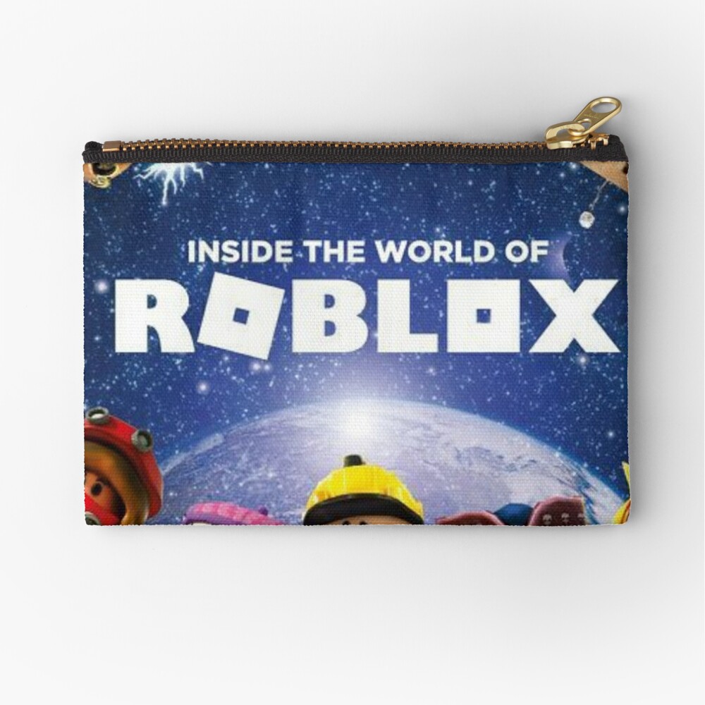 Inside The World Of Roblox Games Zipper Pouch By Best5trading Redbubble - i love you gemma roblox