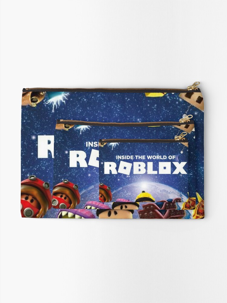 Inside The World Of Roblox Games Zipper Pouch By Best5trading Redbubble