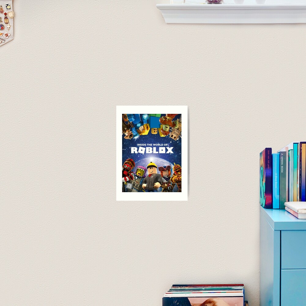 Inside The World Of Roblox Games Art Print By Best5trading Redbubble - inside the world of roblox games metal print by best5trading redbubble