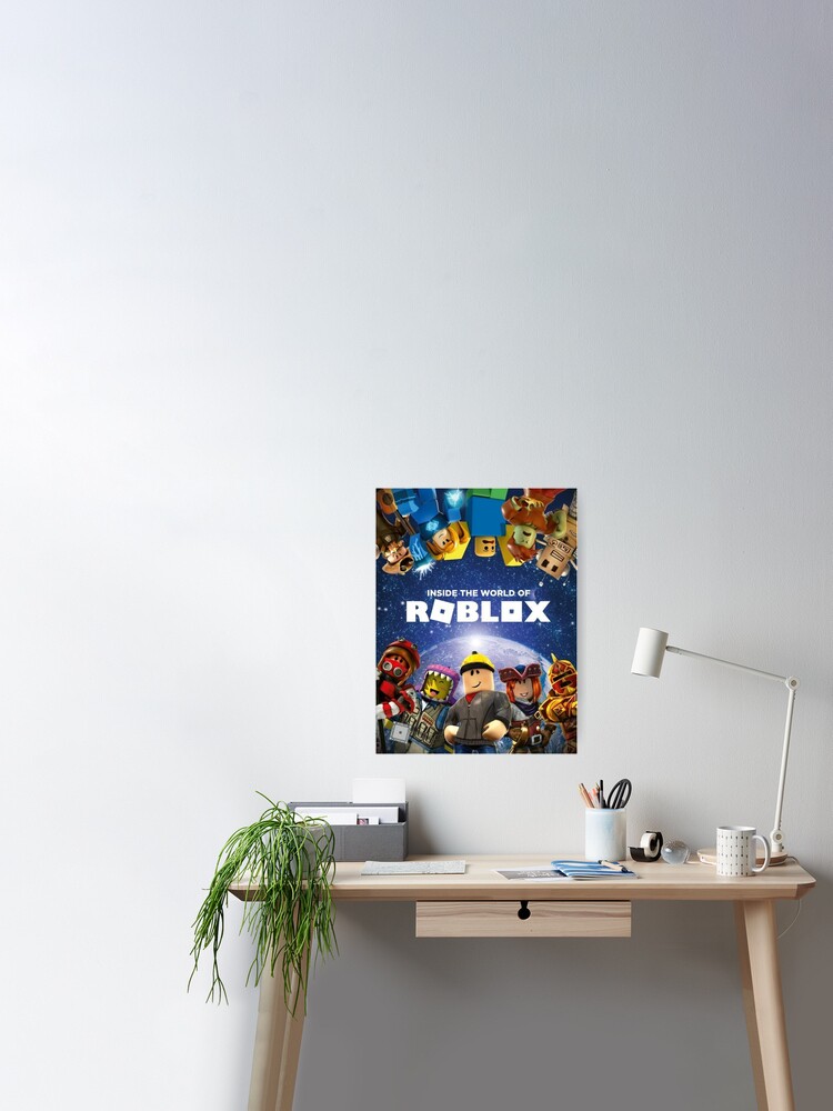 Inside The World Of Roblox Games Poster By Best5trading Redbubble - inside the world of roblox games comforter by best5trading