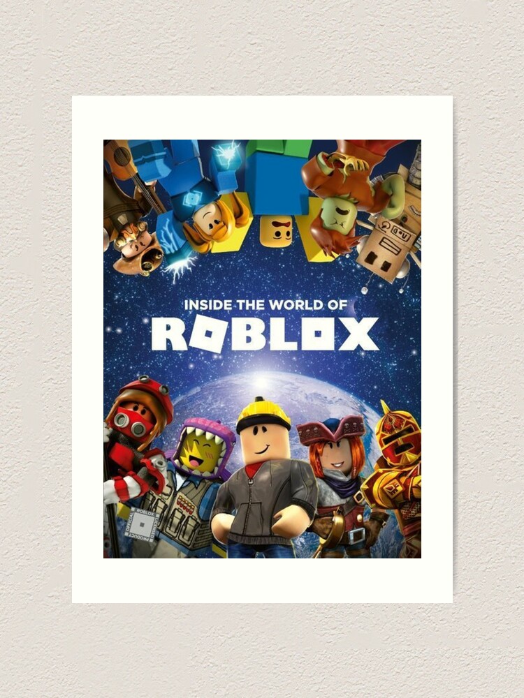 Inside The World Of Roblox Games Art Print By Best5trading