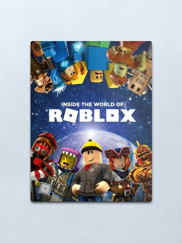 Inside The World Of Roblox Games Metal Print By Best5trading Redbubble - roblox metal hat