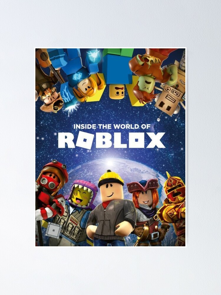 Inside The World Of Roblox Games Poster By Best5trading Redbubble