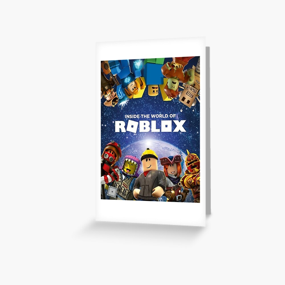 Inside The World Of Roblox Games Greeting Card By Best5trading Redbubble - inside the world of roblox games metal print by best5trading redbubble