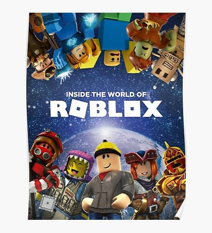 Roblox Game Poster By Best5trading Redbubble - roblox movie world