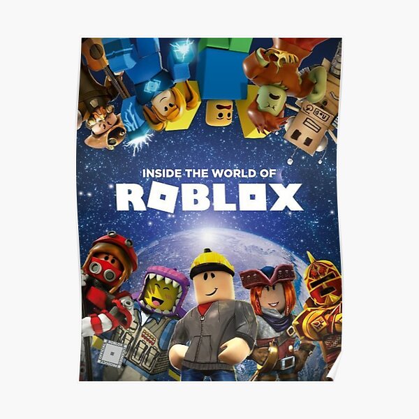 Posters Roblox Redbubble - el juego de las cajas roblox youtube