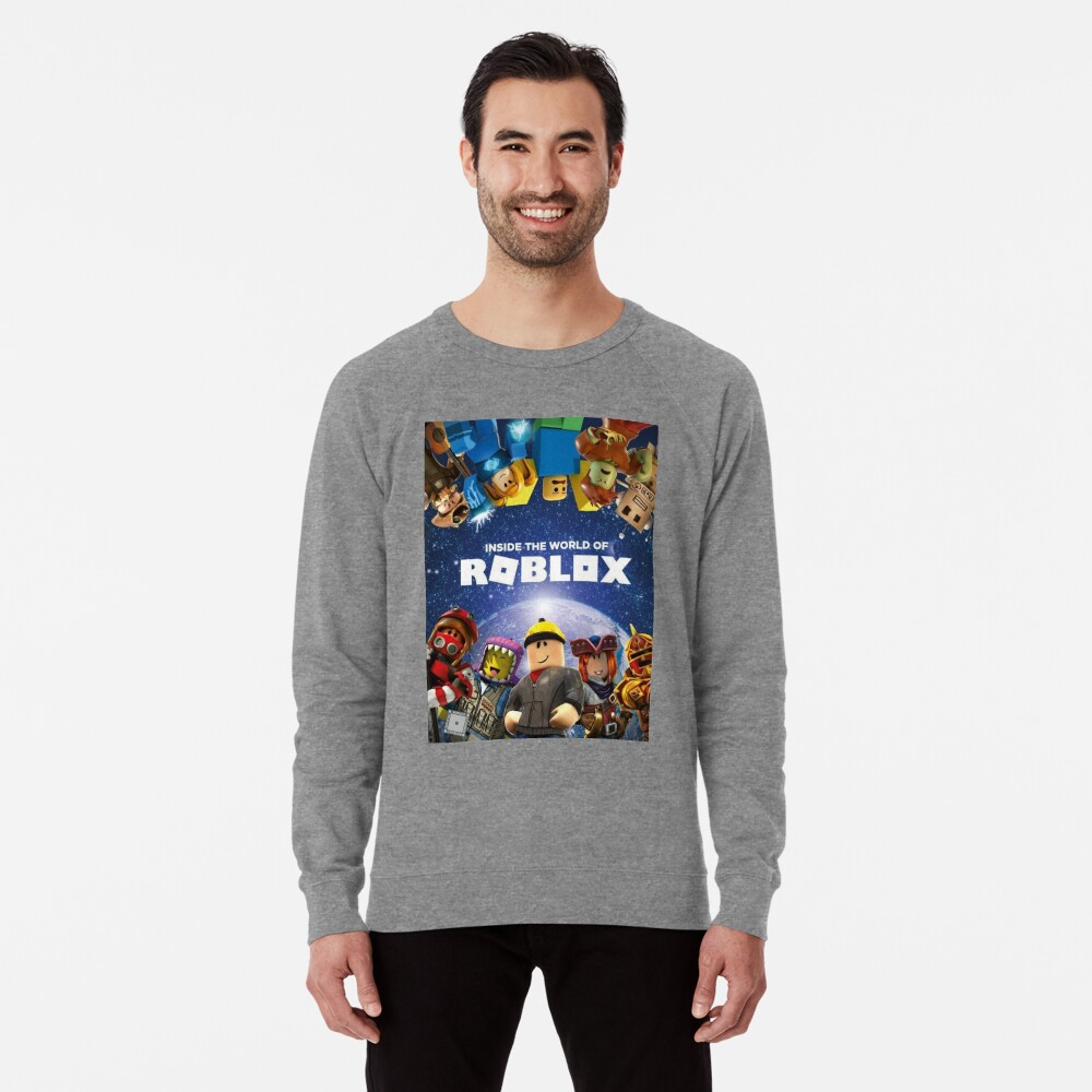 Inside The World Of Roblox Games Lightweight Sweatshirt By Best5trading Redbubble - inside the world of roblox games zipper pouch by best5trading redbubble