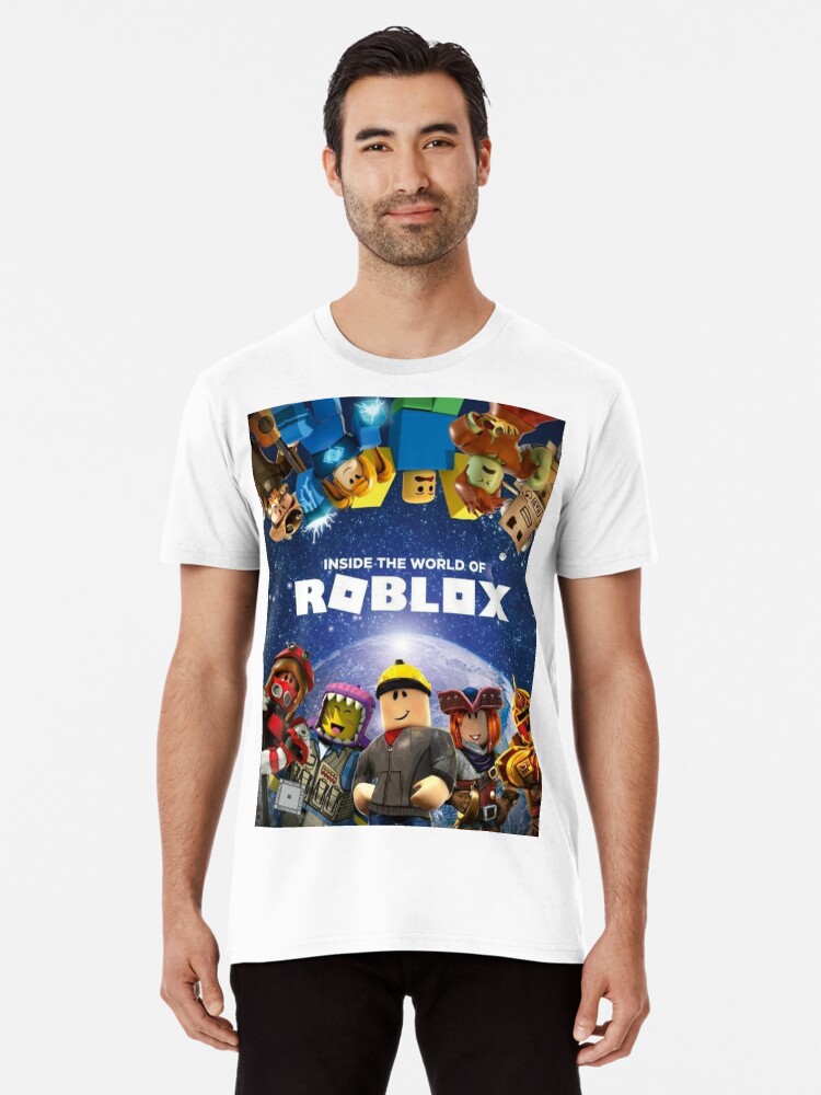 Inside The World Of Roblox Games T Shirt By Best5trading