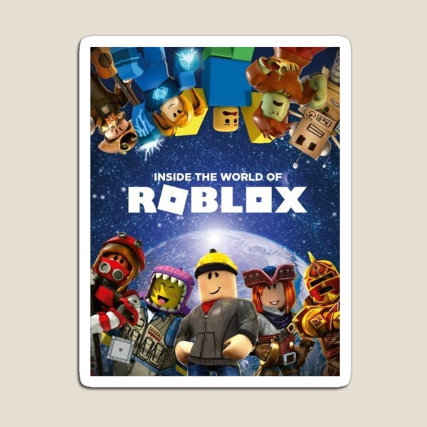 Inside The World Of Roblox Games Magnet By Best5trading Redbubble - roblox games blue socks by best5trading redbubble
