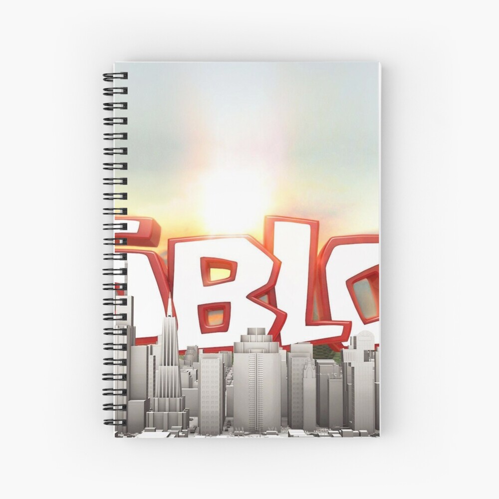 The World Of Roblox Games City Spiral Notebook By Best5trading