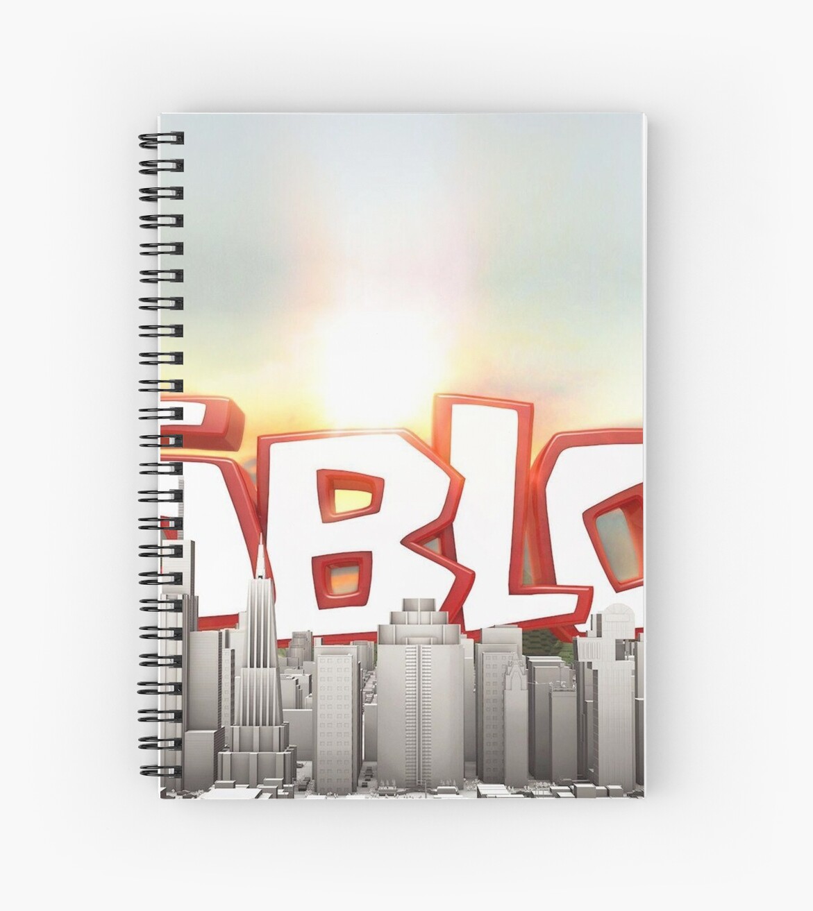 The World Of Roblox Games City Spiral Notebook By Best5trading Redbubble - roblox on red games spiral notebook by best5trading redbubble