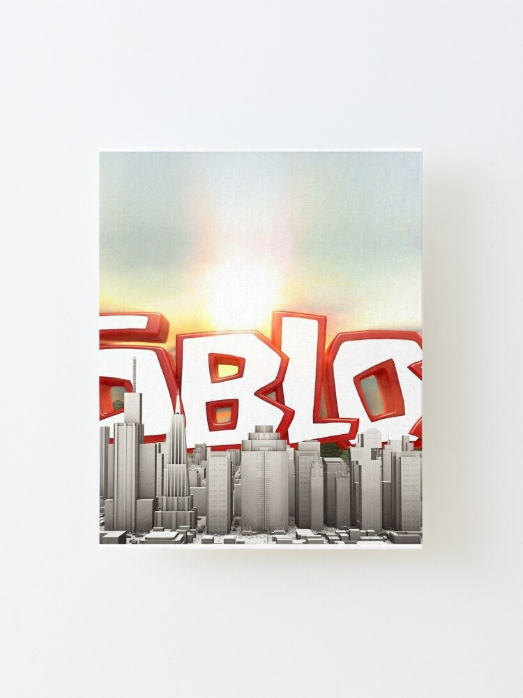 The World Of Roblox Games City Mounted Print By Best5trading Redbubble - inside the world of roblox games metal print by best5trading redbubble
