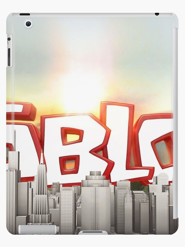 The World Of Roblox Games City Ipad Case Skin By Best5trading Redbubble - roblox log gold pullover hoodie by best5trading redbubble