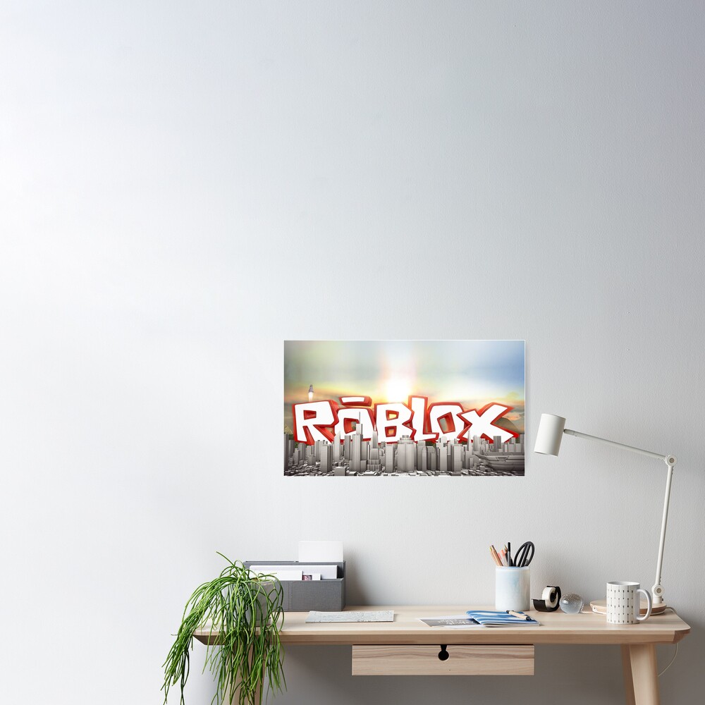 The World Of Roblox Games City Poster By Best5trading Redbubble - 7 best interior images play roblox bachelor pad decor hulk