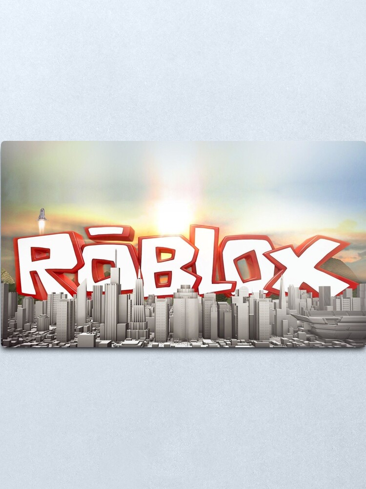 The World Of Roblox Games City Metal Print By Best5trading Redbubble - roblox metal print