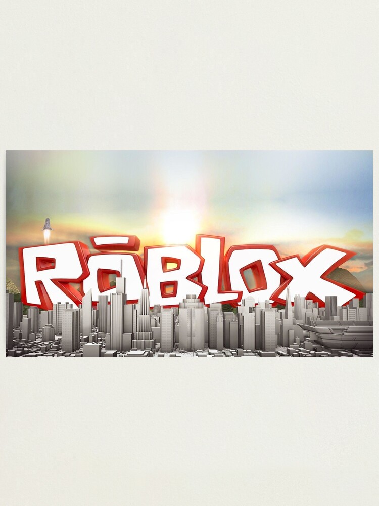 The World Of Roblox Games City Photographic Print By