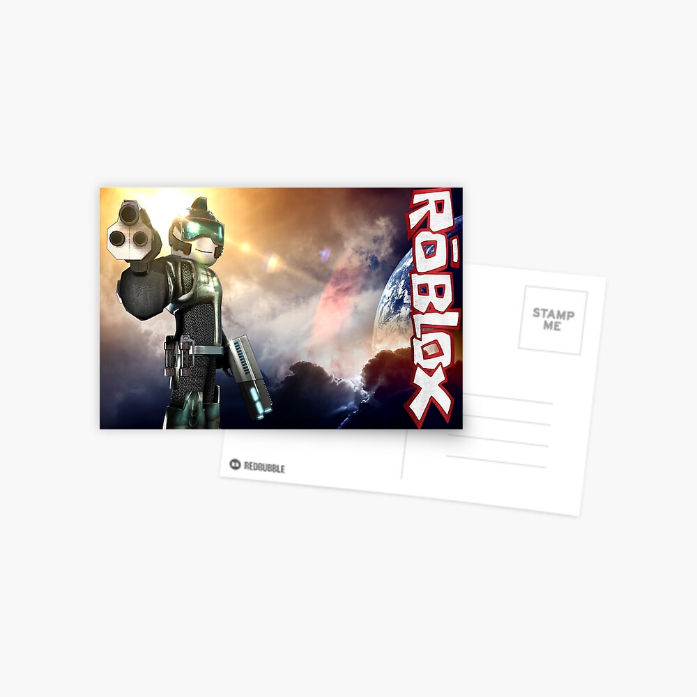 Roblox Game World Postcard By Best5trading Redbubble - roblox oof backwards roblox free download pc