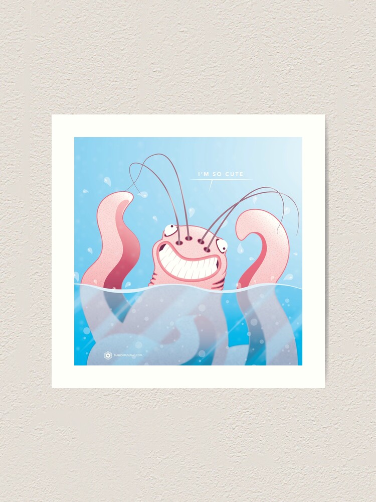 Alternate view of I'm so cute Art Print