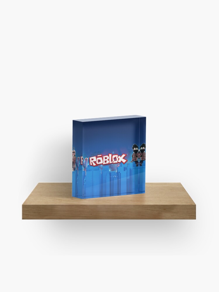 Roblox Games Blue Acrylic Block By Best5trading Redbubble - roblox games blue t shirt by best5trading redbubble