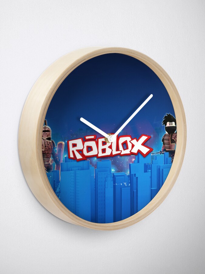 Roblox Games Blue Clock By Best5trading Redbubble - roblox logo blue comforter by best5trading redbubble