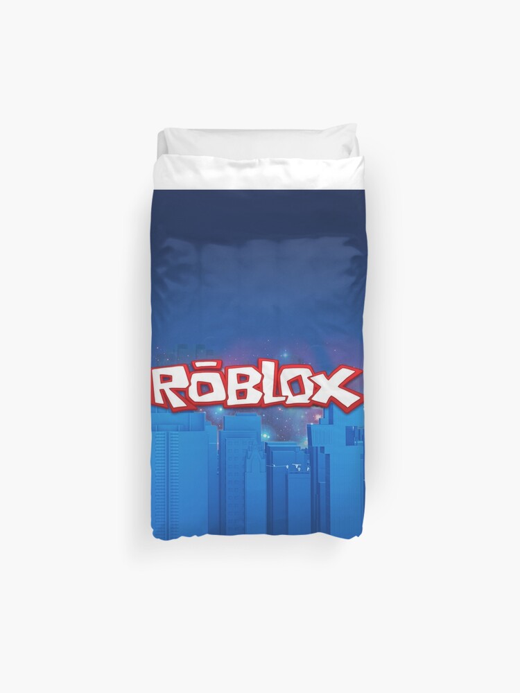Roblox Games Blue Duvet Cover By Best5trading Redbubble - blue bed roblox