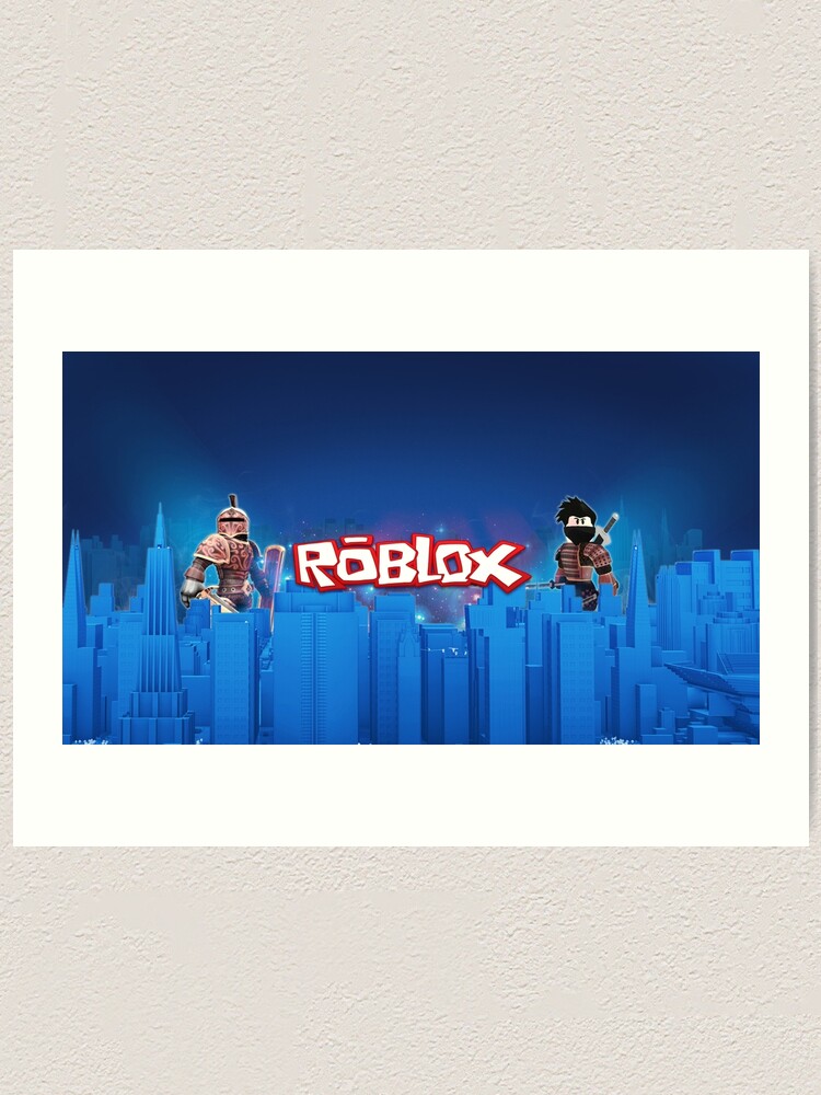 Roblox Games Blue Art Print By Best5trading Redbubble - roblox game wall art redbubble