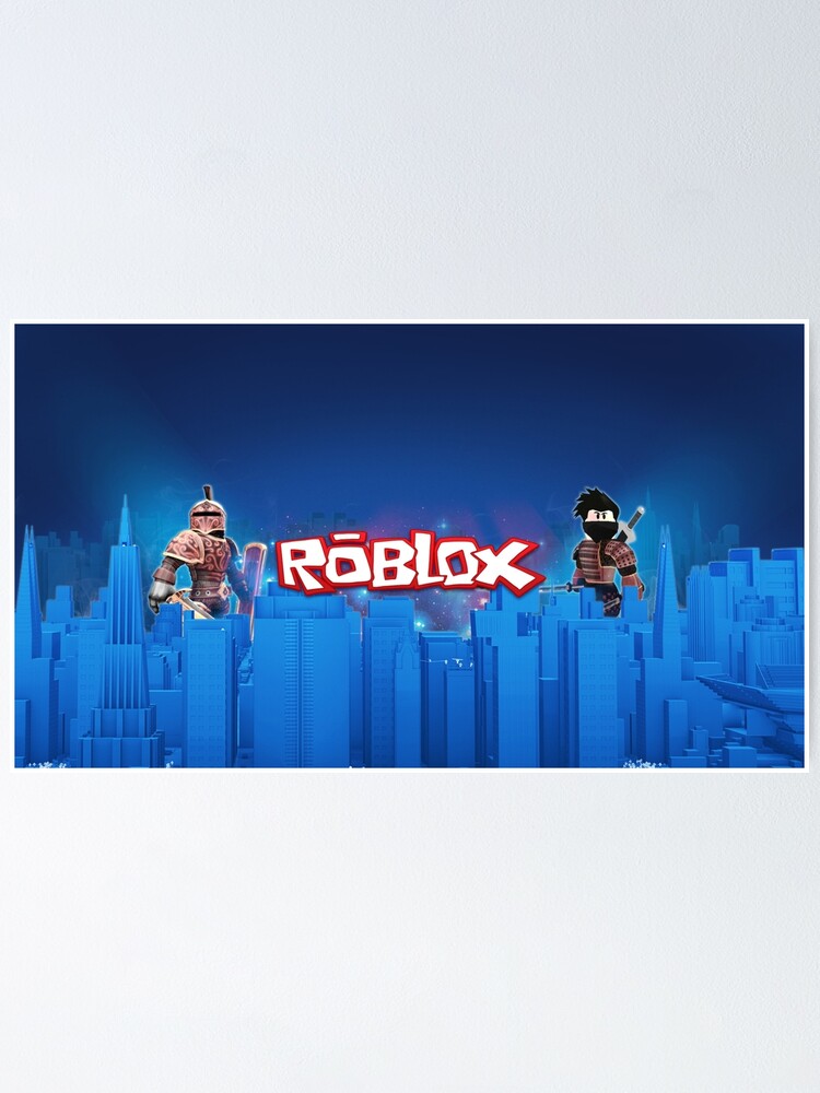 Roblox Games Blue Poster By Best5trading Redbubble - the bilder roblox