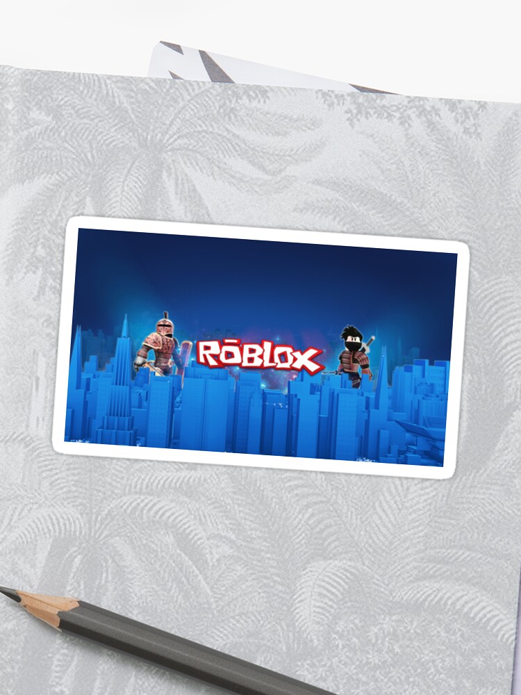 Roblox Games Blue Sticker By Best5trading Redbubble - roblox kids stationery redbubble