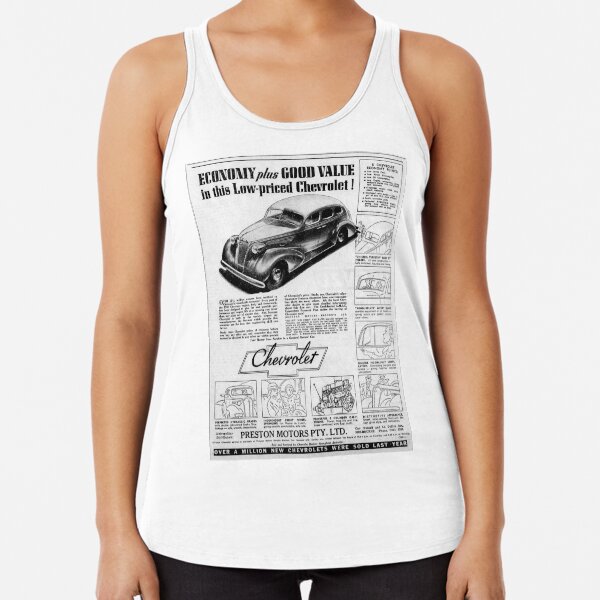 Chevrolet advertentie1937 Racerback Tank Top
