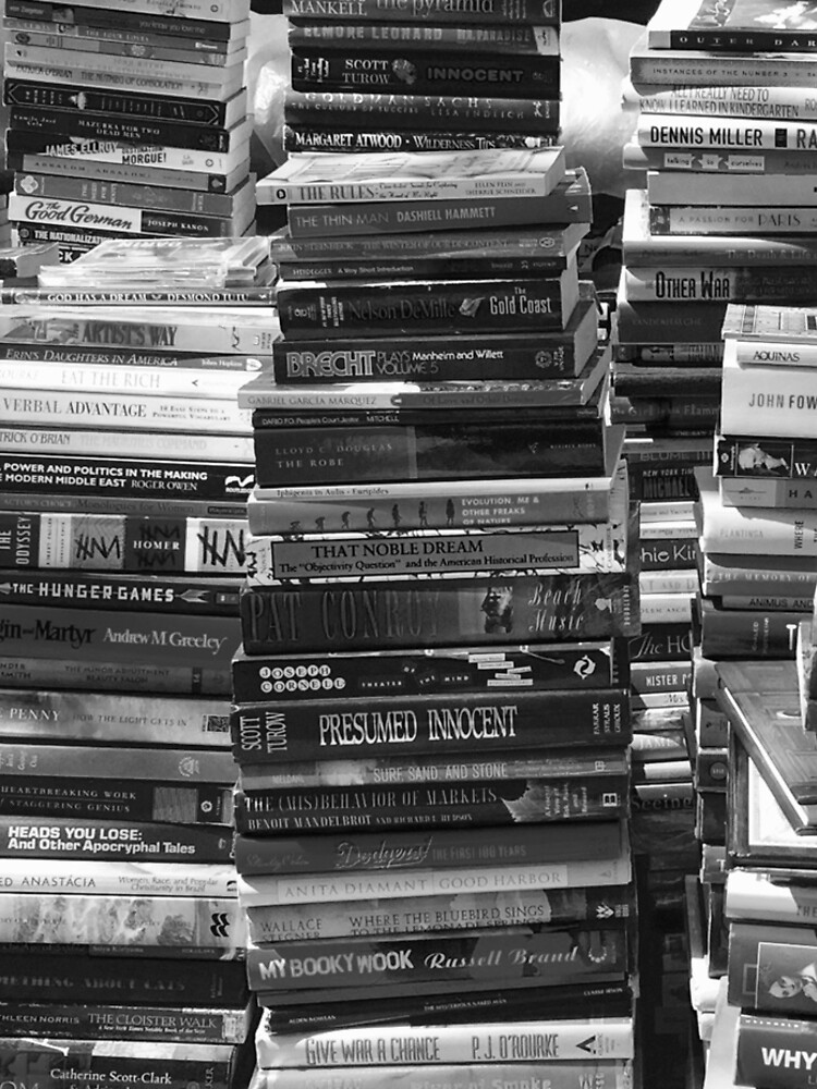 Black and White Books by umeimages