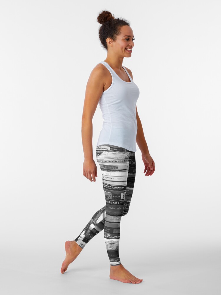 Alternate view of Black and White Books Leggings