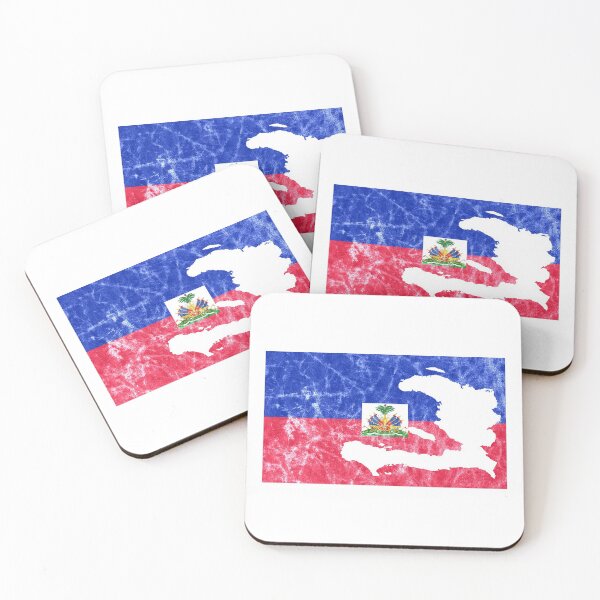 Item preview, Haiti Flag Silhouette designed and sold by crizzinho.