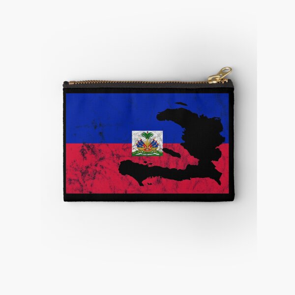 Item preview, Haiti Flag Silhouette designed and sold by crizzinho.