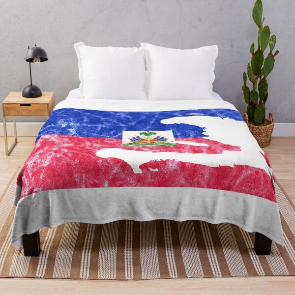 Item preview, Haiti Flag Silhouette designed and sold by crizzinho.