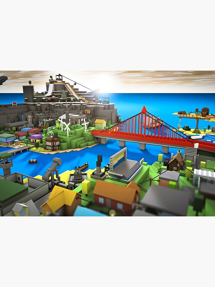 Roblox In The Ocean Game Art Board Print By Best5trading Redbubble - ocean roblox