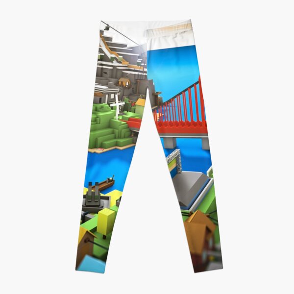Roblox And Family In A Round Area Leggings By Best5trading Redbubble - roblox games blue leggings by best5trading redbubble