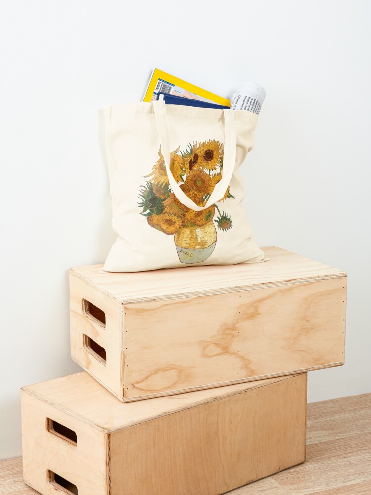 Alternate view of Van Gogh sunflowers Tote Bag