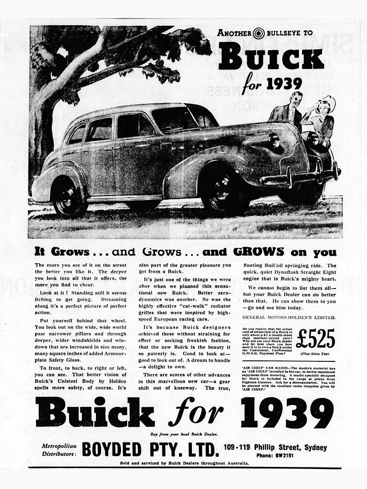 Buick ad 1939 by liesjes