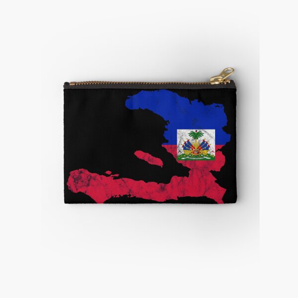 Item preview, Haiti Flag Silhouette designed and sold by crizzinho.