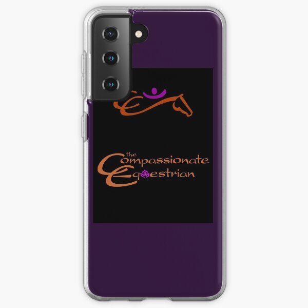 The Compassionate Equestrian text and graphic logo Samsung Galaxy Soft Case