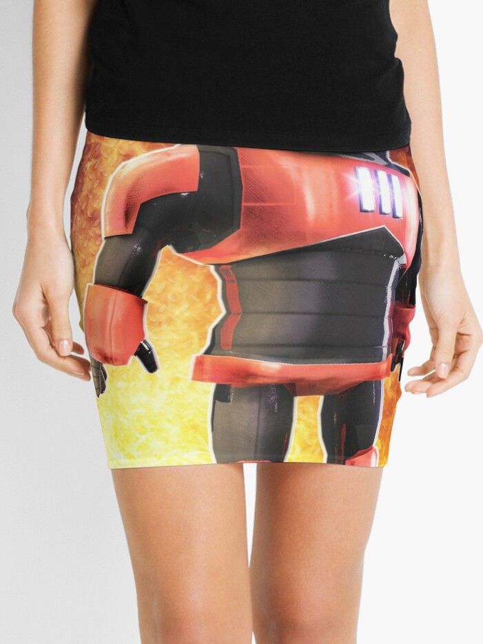 Roblox On Fire Mini Skirt By Best5trading Redbubble - roblox mini skirts redbubble