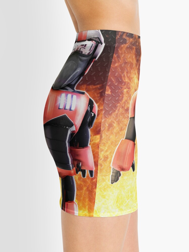 Roblox On Fire Mini Skirt By Best5trading Redbubble