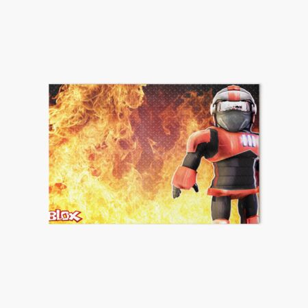 Shellc Roblox Art Board Print By Best5trading Redbubble - roblox fire jacket