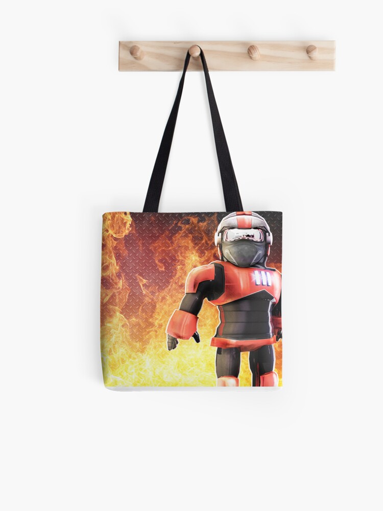 Roblox On Fire Tote Bag By Best5trading Redbubble - boxing glove roblox