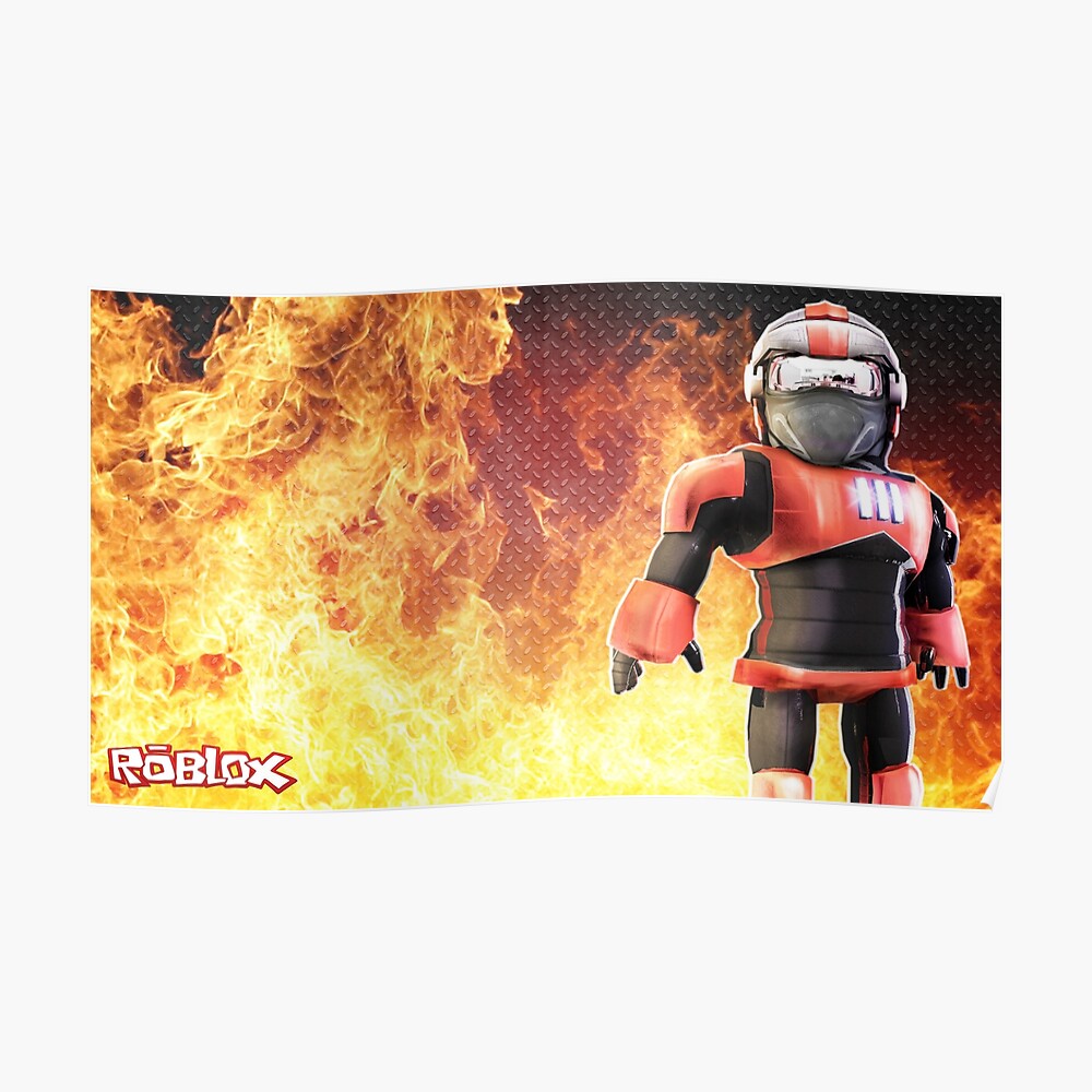 Roblox On Fire Sticker By Best5trading Redbubble