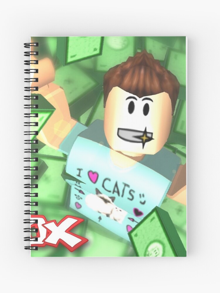 Roblox I Love Cats Spiral Notebook By Best5trading Redbubble - roblox on red games spiral notebook by best5trading redbubble