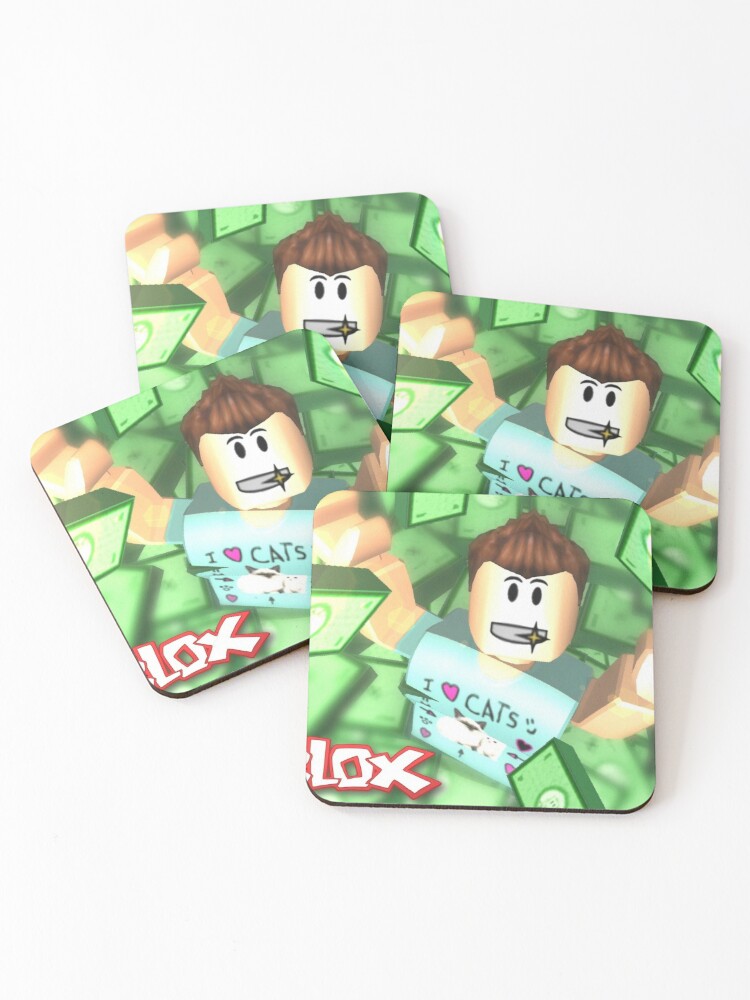 Roblox I Love Cats Coasters Set Of 4 By Best5trading Redbubble - i love cats roblox