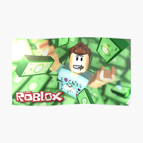Roblox Cat Posters Redbubble - the cuppycake song roblox id roblox download free youtube